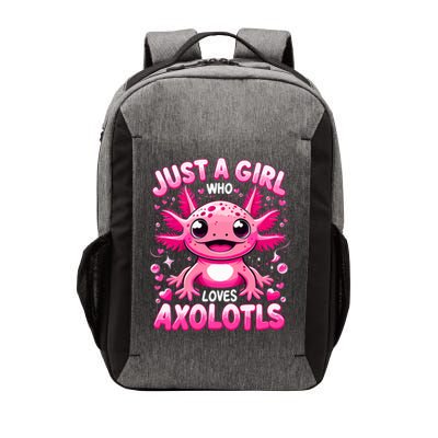 Axolotl Just A Girl Who Loves Axolotls  Vector Backpack