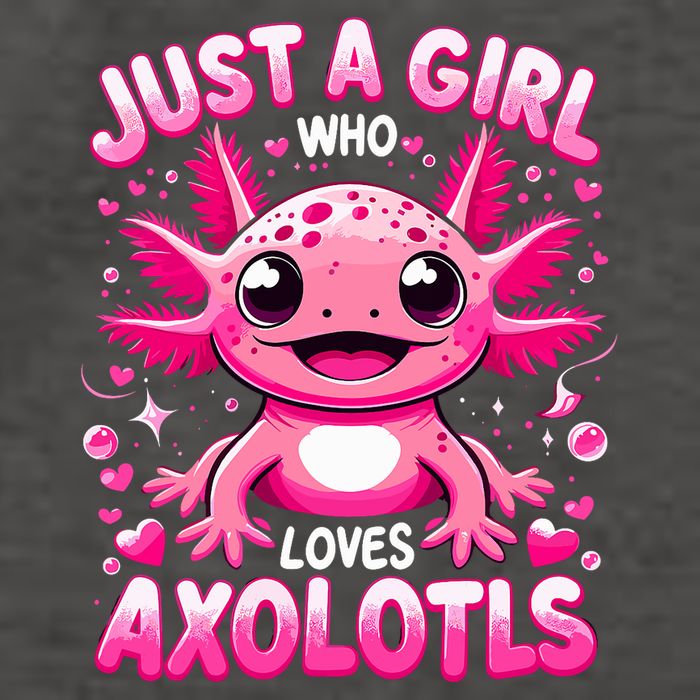 Axolotl Just A Girl Who Loves Axolotls  Vector Backpack