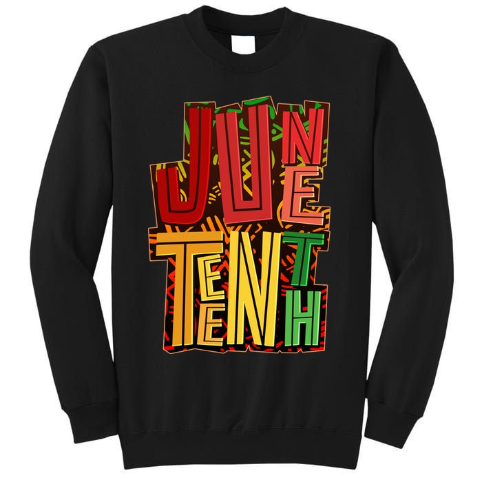 Abstract Juneteenth African Pattern Sweatshirt