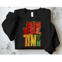 Abstract Juneteenth African Pattern Sweatshirt
