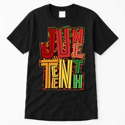 Abstract Juneteenth African Pattern Tall T-Shirt