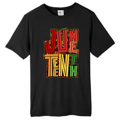 Abstract Juneteenth African Pattern Tall Fusion ChromaSoft Performance T-Shirt