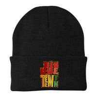 Abstract Juneteenth African Pattern Beanie