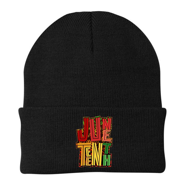 Abstract Juneteenth African Pattern Beanie