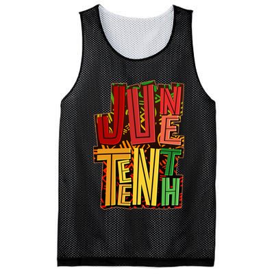 Abstract Juneteenth African Pattern Mesh Reversible Basketball Jersey Tank