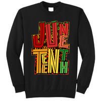 Abstract Juneteenth African Pattern Tall Sweatshirt