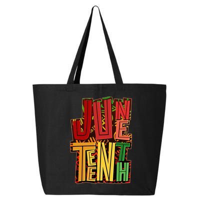 Abstract Juneteenth African Pattern 25L Jumbo Tote
