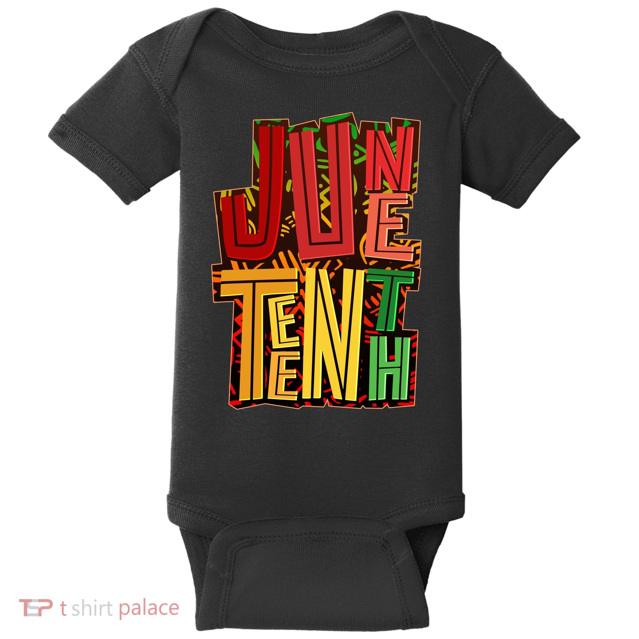 Abstract Juneteenth African Pattern Baby Bodysuit