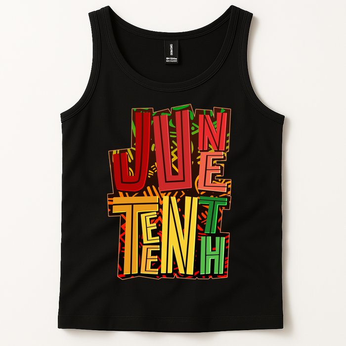 Abstract Juneteenth African Pattern Tank Top