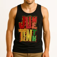 Abstract Juneteenth African Pattern Tank Top