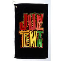 Abstract Juneteenth African Pattern Golf Towel