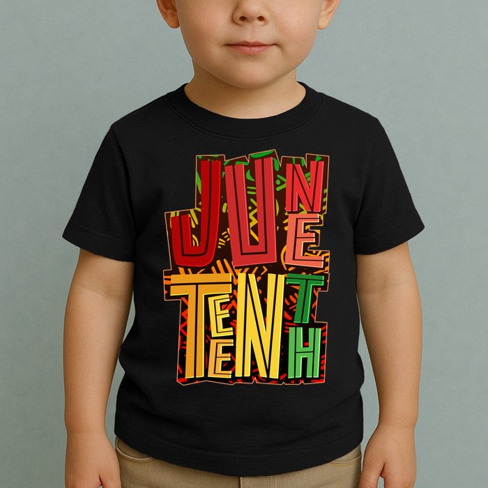 Abstract Juneteenth African Pattern Toddler T-Shirt