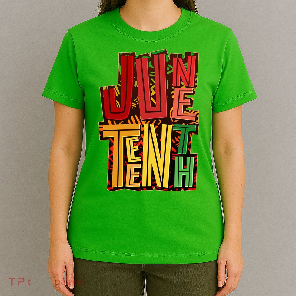 Abstract Juneteenth African Pattern T-Shirt