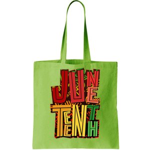 Abstract Juneteenth African Pattern Tote Bag