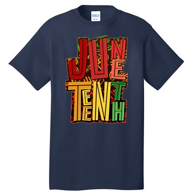 Abstract Juneteenth African Pattern Tall T-Shirt