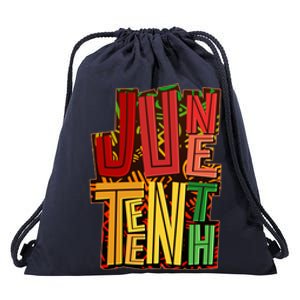 Abstract Juneteenth African Pattern Drawstring Bag