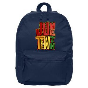 Abstract Juneteenth African Pattern 16 in Basic Backpack