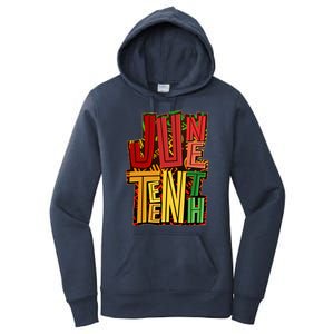 Abstract Juneteenth African Pattern Women's Pullover Hoodie