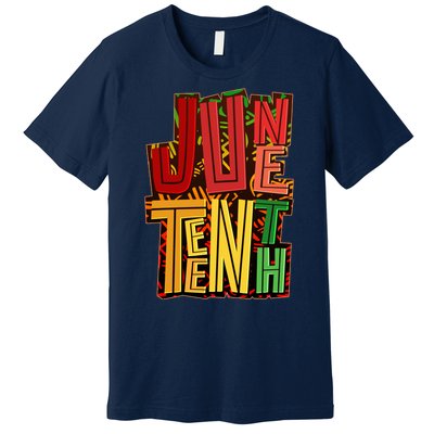 Abstract Juneteenth African Pattern Premium T-Shirt