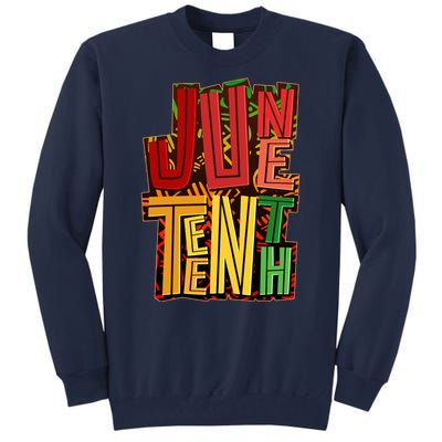 Abstract Juneteenth African Pattern Tall Sweatshirt