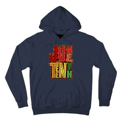 Abstract Juneteenth African Pattern Tall Hoodie