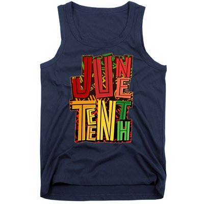 Abstract Juneteenth African Pattern Tank Top