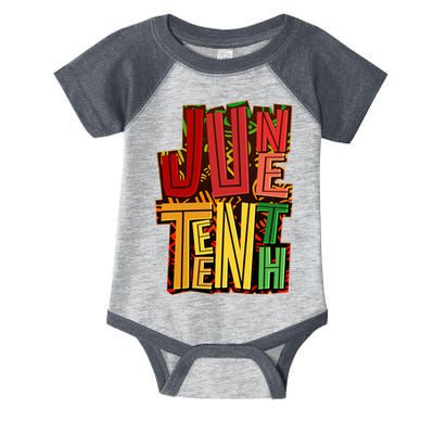 Abstract Juneteenth African Pattern Infant Baby Jersey Bodysuit