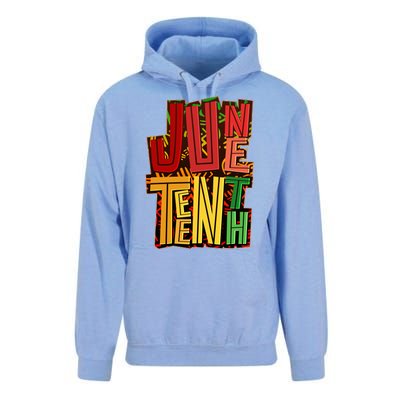 Abstract Juneteenth African Pattern Unisex Surf Hoodie