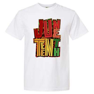 Abstract Juneteenth African Pattern Garment-Dyed Heavyweight T-Shirt