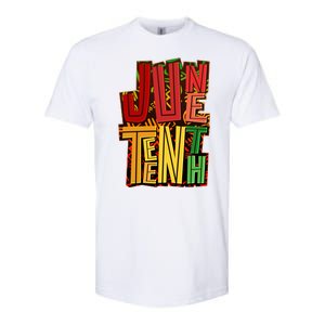 Abstract Juneteenth African Pattern Softstyle® CVC T-Shirt