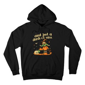 And Just A Dash Of Sass Baby Halloween Witch Hoodie