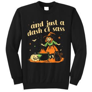 And Just A Dash Of Sass Baby Halloween Witch Sweatshirt