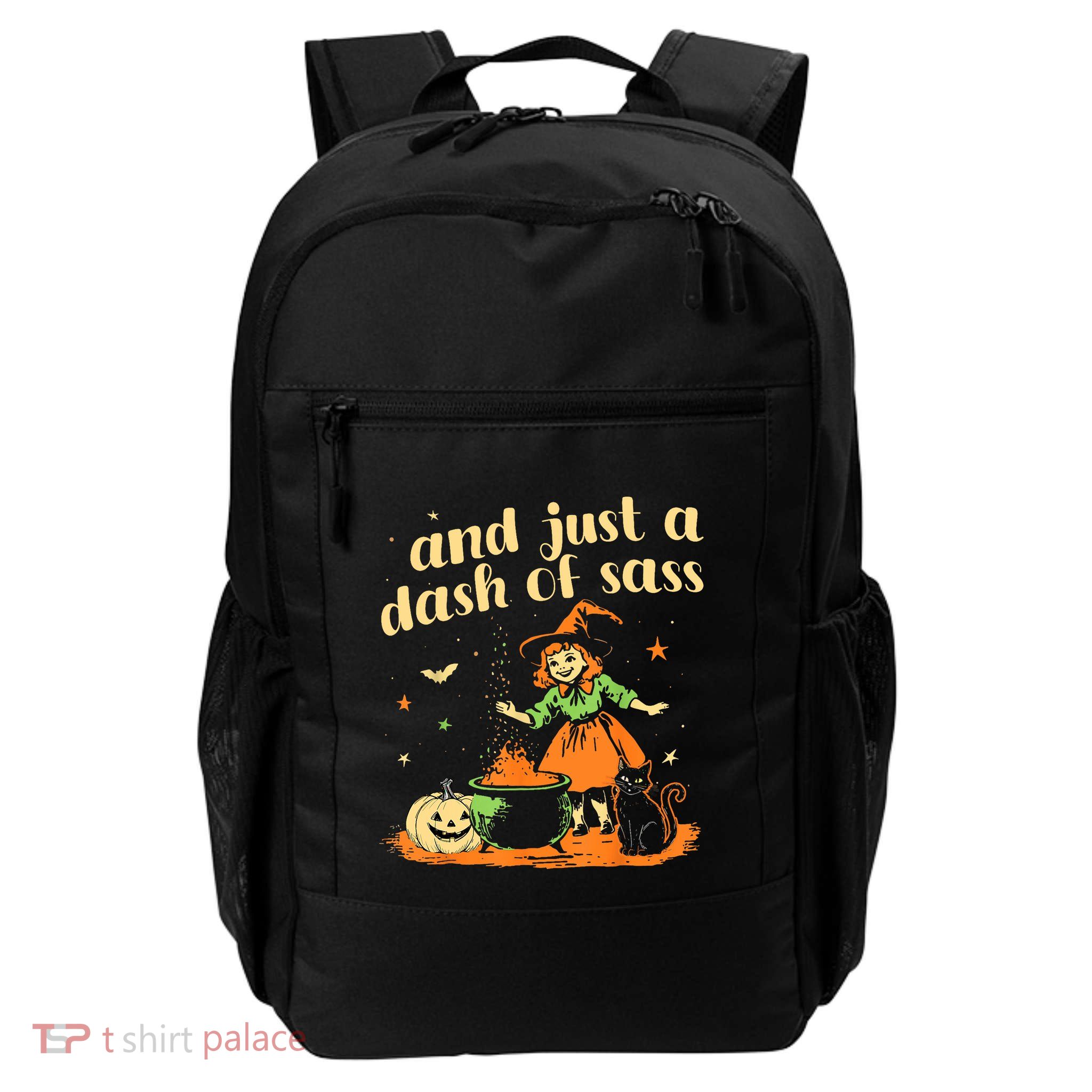 And Just A Dash Of Sass Baby Halloween Witch Daily Commute Backpack