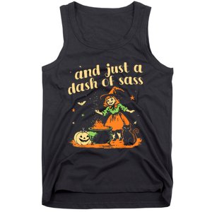 And Just A Dash Of Sass Baby Halloween Witch Tank Top