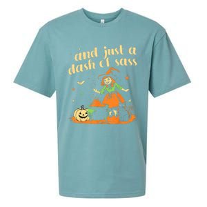 And Just A Dash Of Sass Baby Halloween Witch Sueded Cloud Jersey T-Shirt