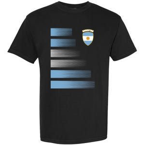 Argentinian Jersey Argentina Soccer Jersey Football Fan Garment-Dyed Heavyweight T-Shirt