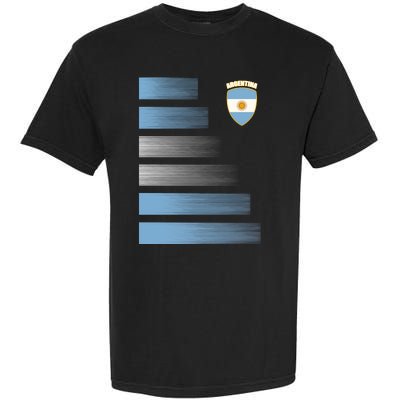 Argentinian Jersey Argentina Soccer Jersey Football Fan Garment-Dyed Heavyweight T-Shirt