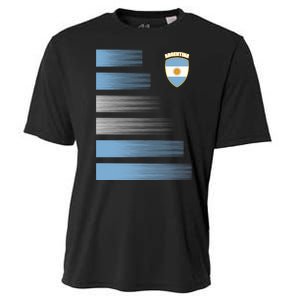 Argentinian Jersey Argentina Soccer Jersey Football Fan Cooling Performance Crew T-Shirt