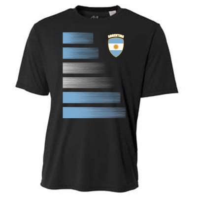 Argentinian Jersey Argentina Soccer Jersey Football Fan Cooling Performance Crew T-Shirt