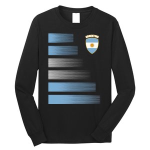 Argentinian Jersey Argentina Soccer Jersey Football Fan Long Sleeve Shirt