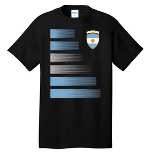 Argentinian Jersey Argentina Soccer Jersey Football Fan Tall T-Shirt