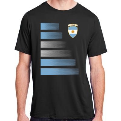 Argentinian Jersey Argentina Soccer Jersey Football Fan Adult ChromaSoft Performance T-Shirt