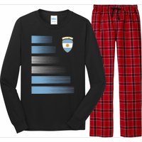 Argentinian Jersey Argentina Soccer Jersey Football Fan Long Sleeve Pajama Set