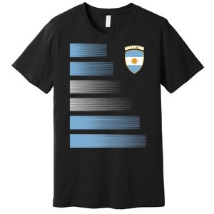 Argentinian Jersey Argentina Soccer Jersey Football Fan Premium T-Shirt