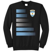 Argentinian Jersey Argentina Soccer Jersey Football Fan Tall Sweatshirt