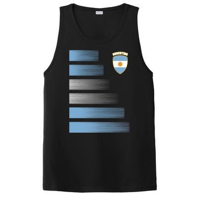 Argentinian Jersey Argentina Soccer Jersey Football Fan PosiCharge Competitor Tank