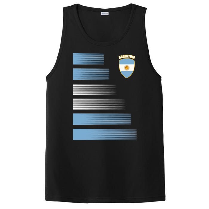 Argentinian Jersey Argentina Soccer Jersey Football Fan PosiCharge Competitor Tank