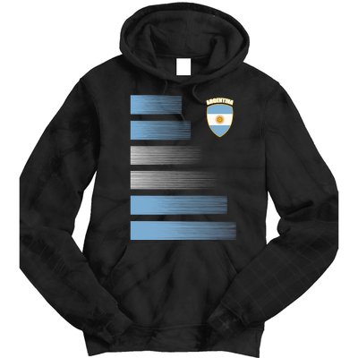 Argentinian Jersey Argentina Soccer Jersey Football Fan Tie Dye Hoodie