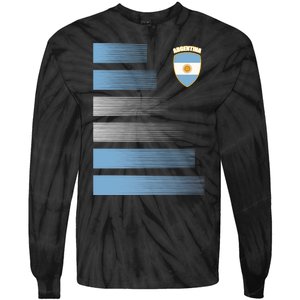 Argentinian Jersey Argentina Soccer Jersey Football Fan Tie-Dye Long Sleeve Shirt