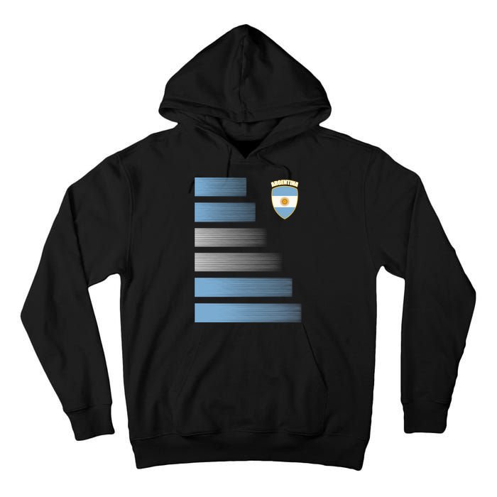 Argentinian Jersey Argentina Soccer Jersey Football Fan Tall Hoodie